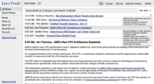 Lee's Feeds RSS Reader
